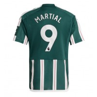 Camisa de Futebol Manchester United Anthony Martial #9 Equipamento Secundário 2023-24 Manga Curta